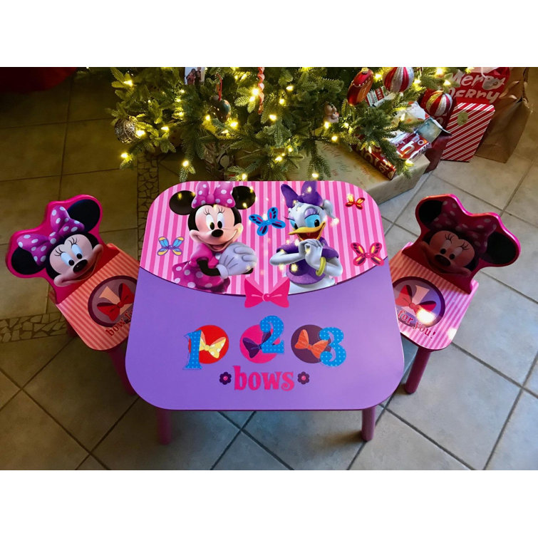 Minnie mouse outlet table chair set